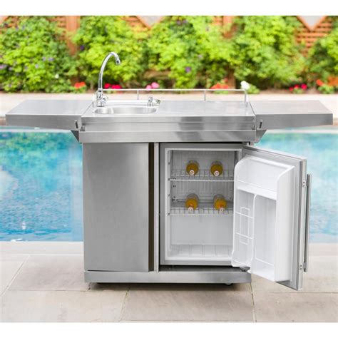 outdoor stainless steel sink cabinet|best stainless steel outdoor sink.